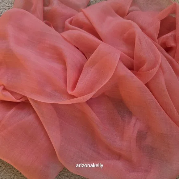 Ovcio Featherlight Cashmere Scarf in Azalea Pink - Picture 2 of 12